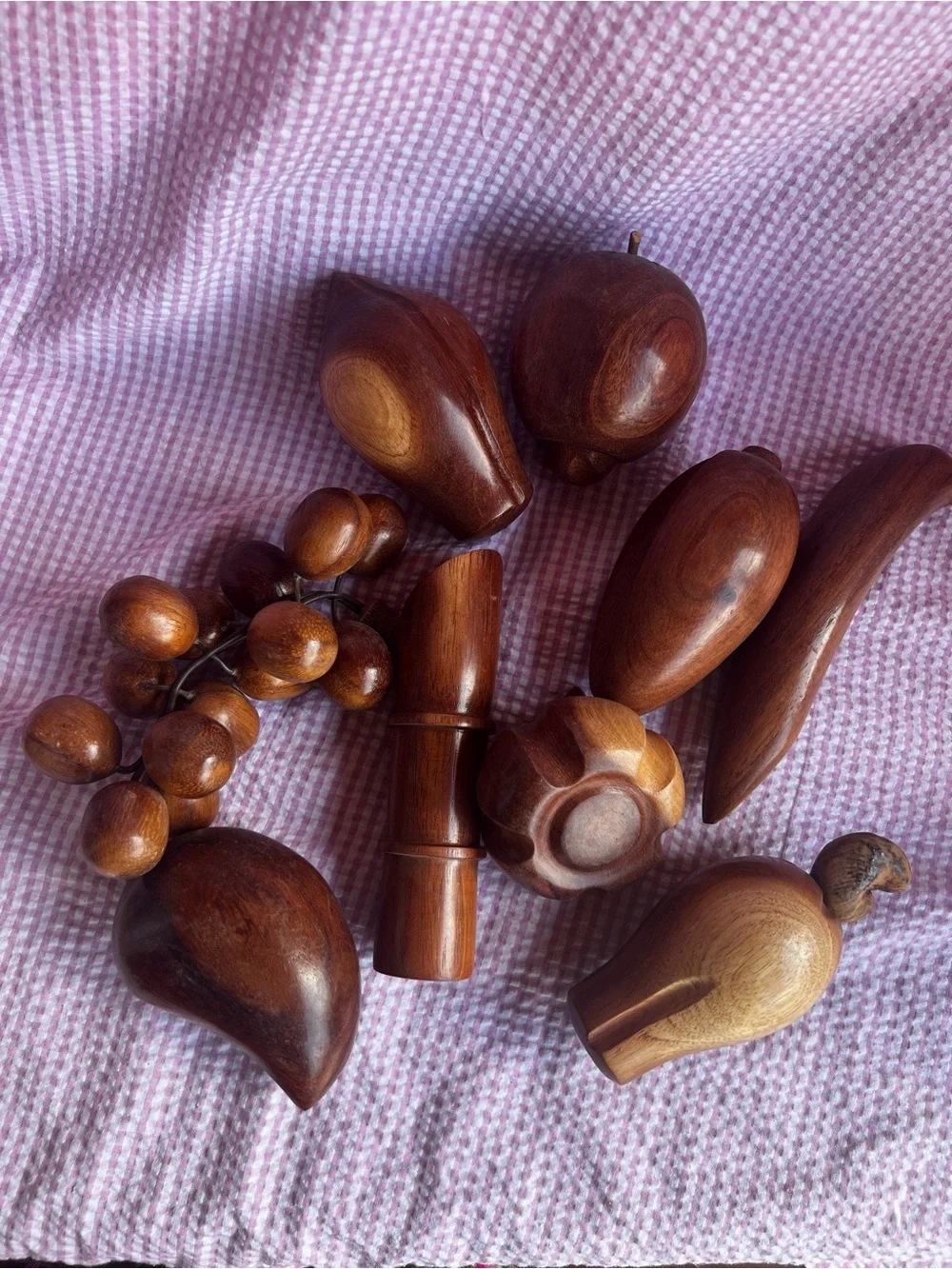 Handcrafted Wooden Fruit & Vegetable Set